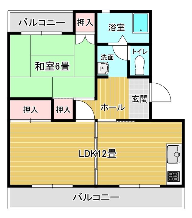 CITYハイツ 第1-301号の間取り