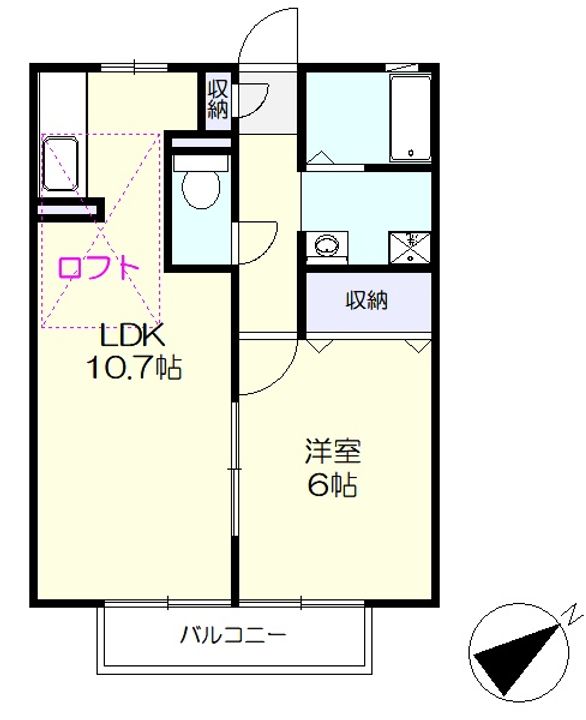 コンフォート21の間取り