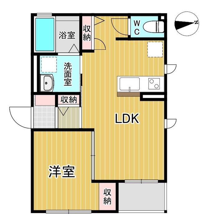 レオカラーコートの間取り