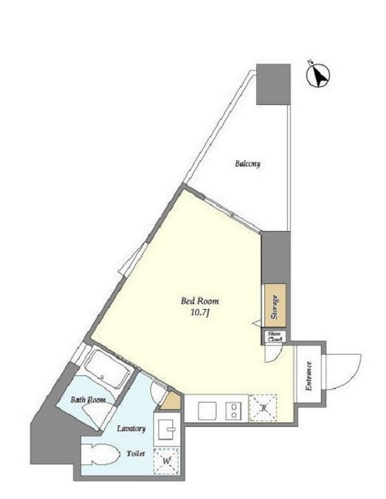 LaSante池田山の間取り