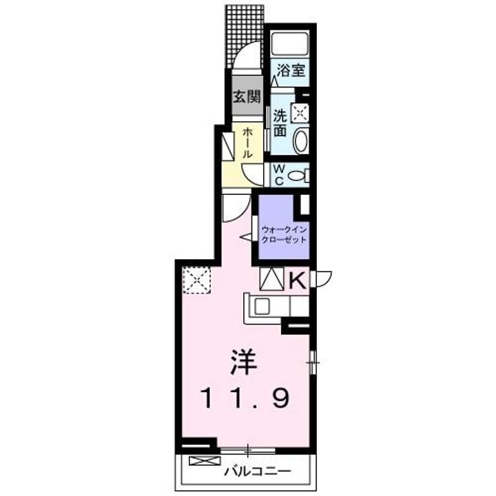 F ヴィレッジ IIの間取り