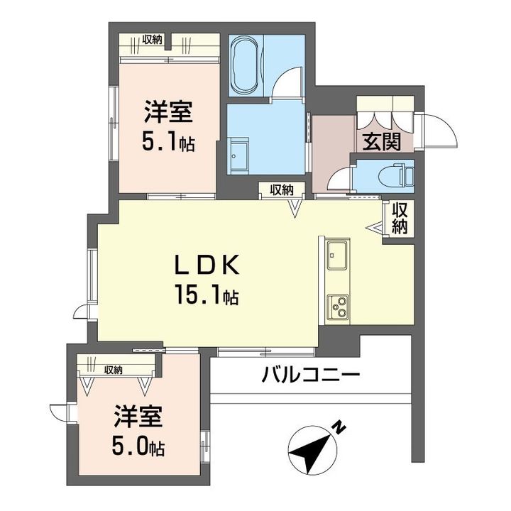 カーサ レジオの間取り