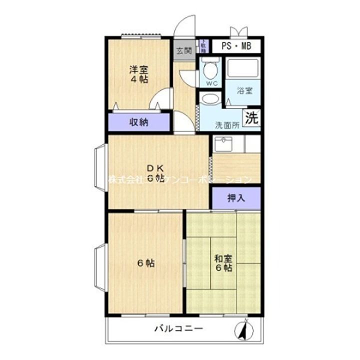 ハイム美笹の間取り