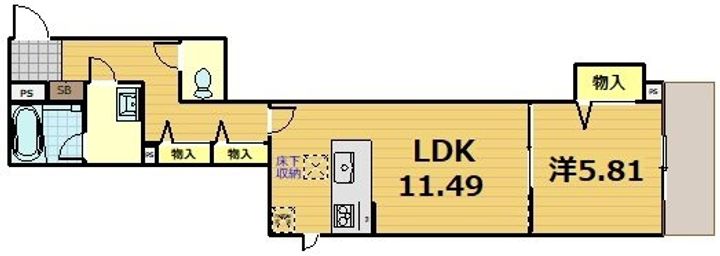 Sha Maison Les Boisの間取り