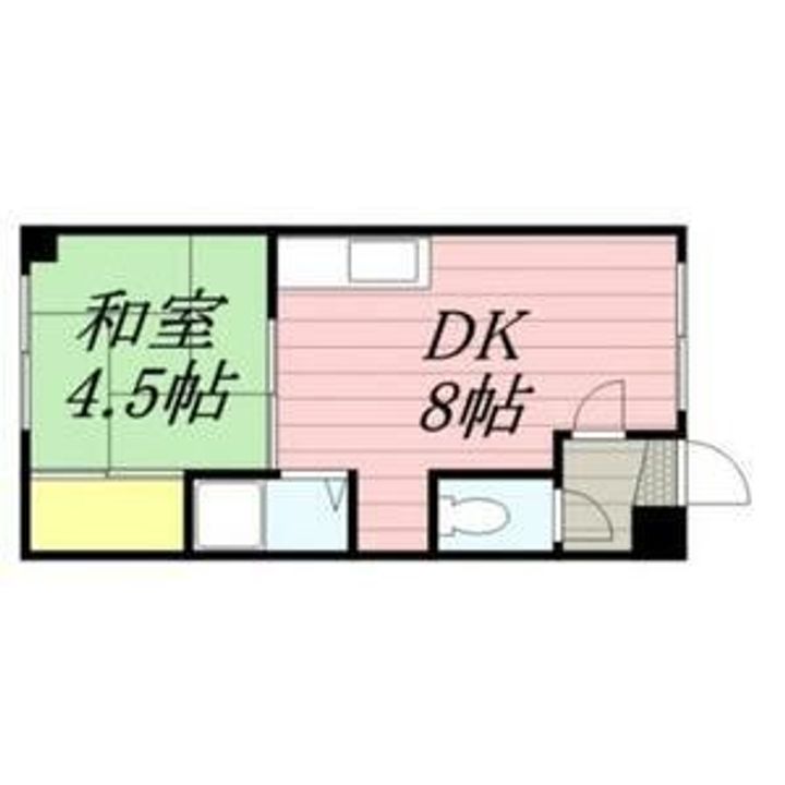 マンション白樺の間取り