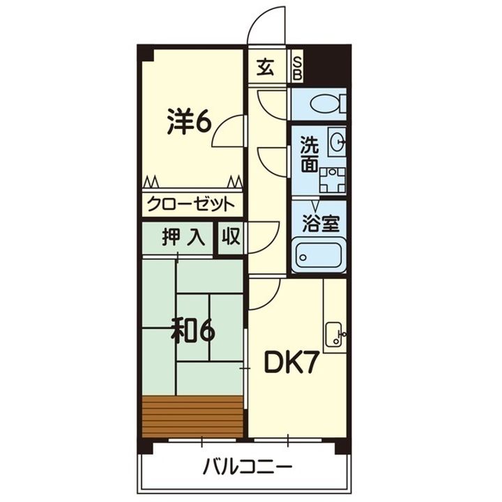 チェリー尾ノ上の間取り