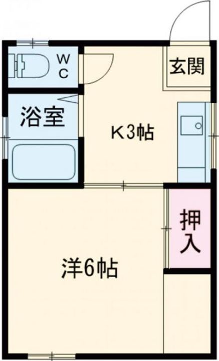 第二常盤ハイツの間取り