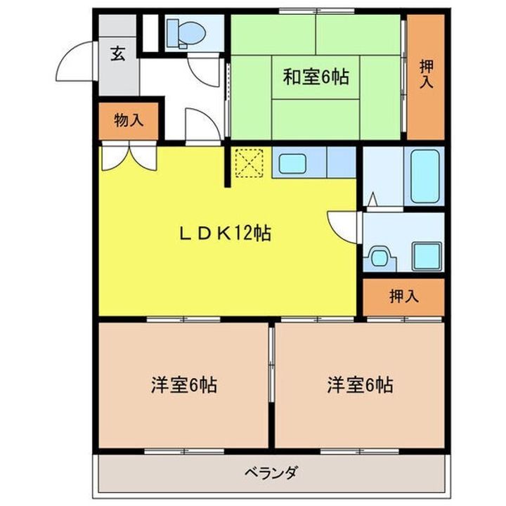 メゾンブランシュの間取り