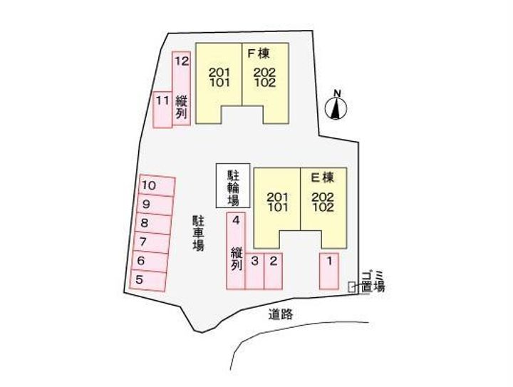 パストラル レジデンスFの地図
