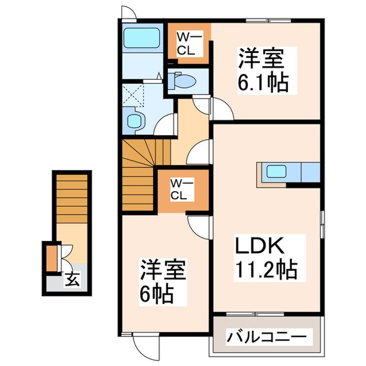 パストラル レジデンスFの間取り