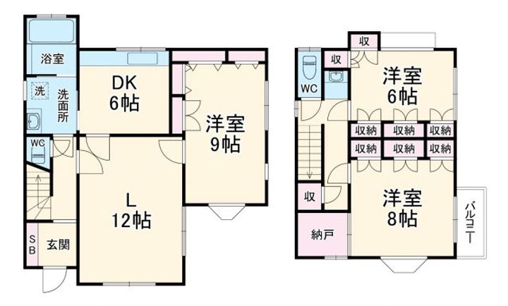 千葉県船橋市新高根5(一戸建)の賃貸物件の間取り
