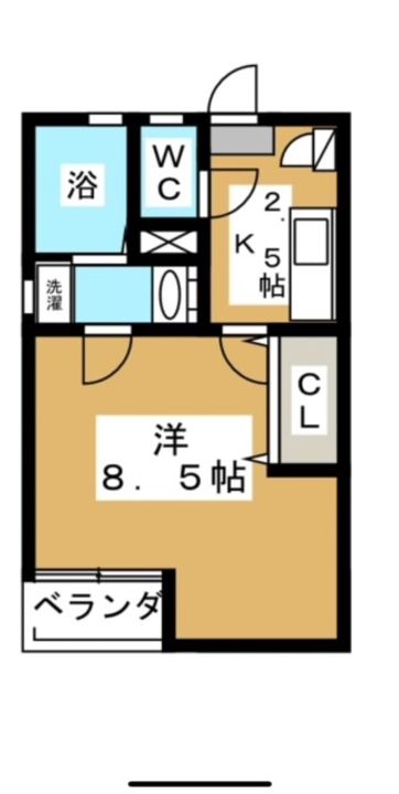 クレフラスト幸町Cの間取り