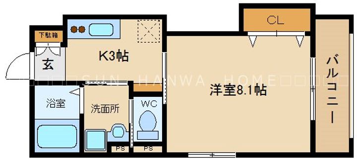 ルシェリア桜ヶ丘の間取り