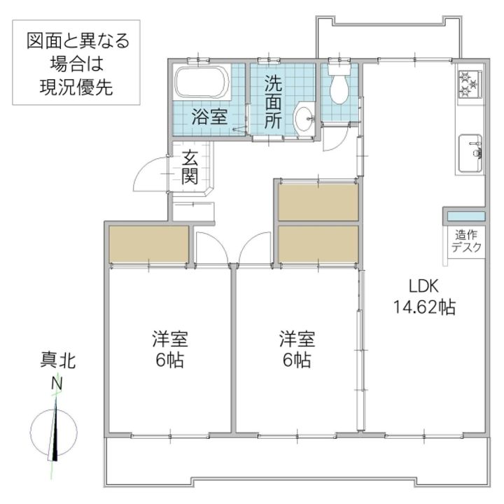 パークテラス長堀 8号館の間取り