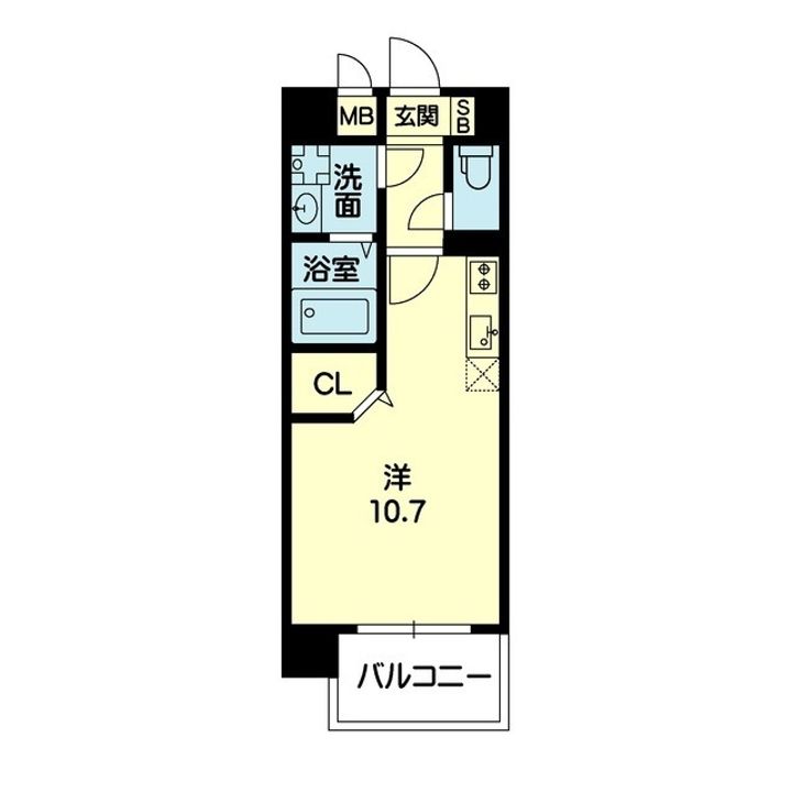 Arc-en-Ciel坪井の間取り