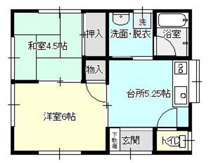 コーポ倉島の間取り