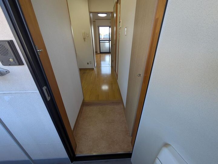 グリーンハウス壱番館の玄関