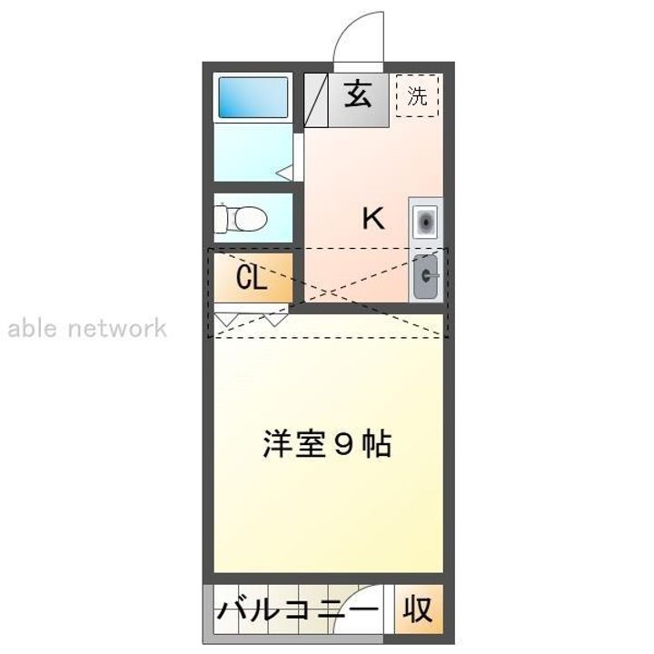 ハピネスKIIの間取り