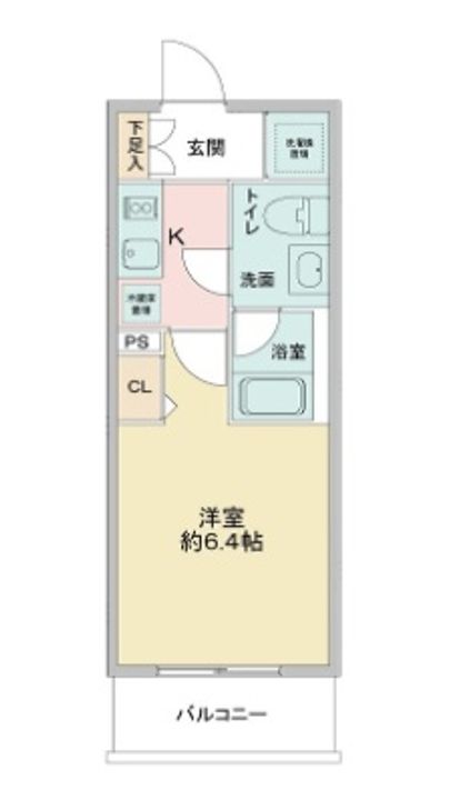 東京都葛飾区お花茶屋1(マンション)の賃貸物件の間取り