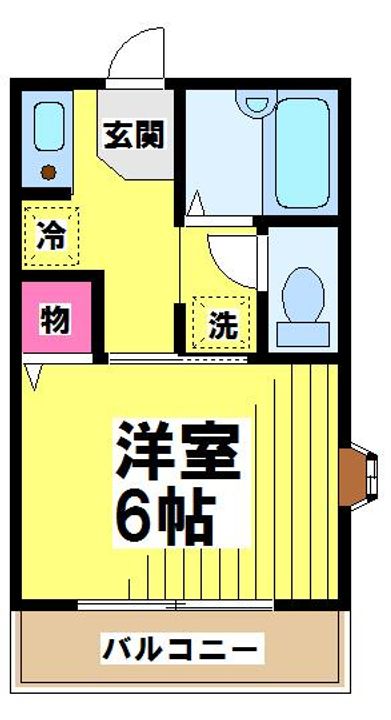 東京都調布市西つつじケ丘3(アパート)の賃貸物件の間取り