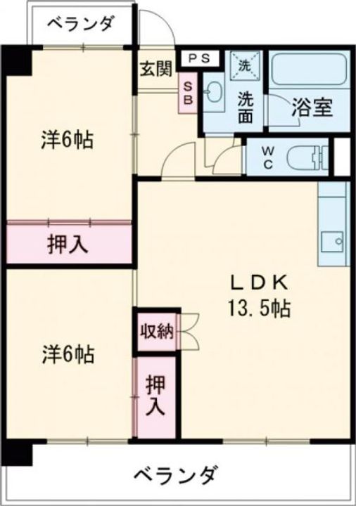 MHG天神ビルの間取り