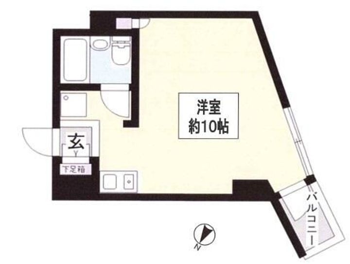 千葉県船橋市宮本1(マンション)の賃貸物件の間取り