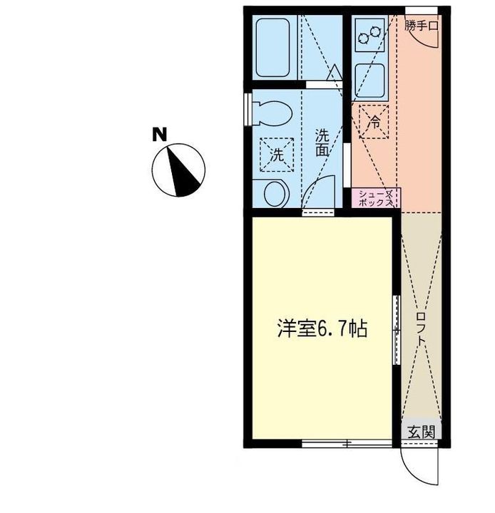 神奈川県横浜市南区南太田1(一戸建)の賃貸物件の間取り