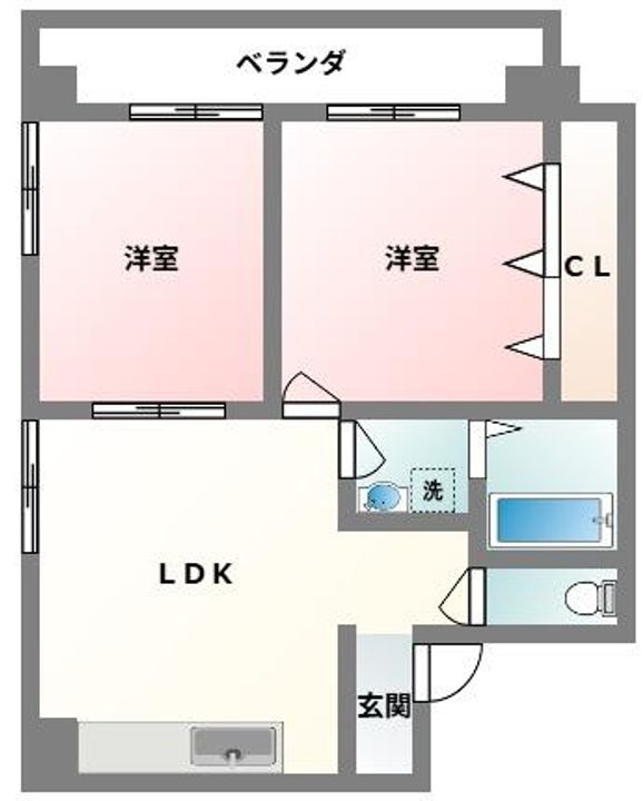 メゾンなかほどの間取り