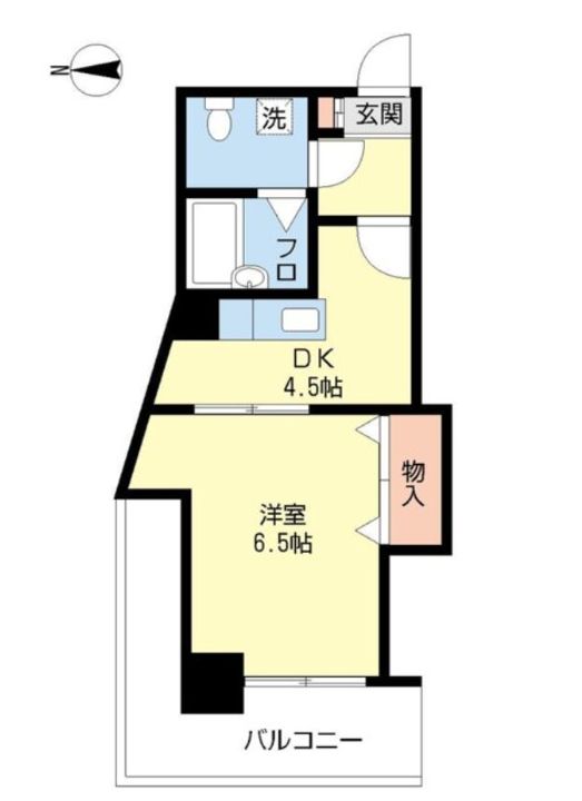 大阪府大阪市此花区西九条1(マンション)の賃貸物件の間取り