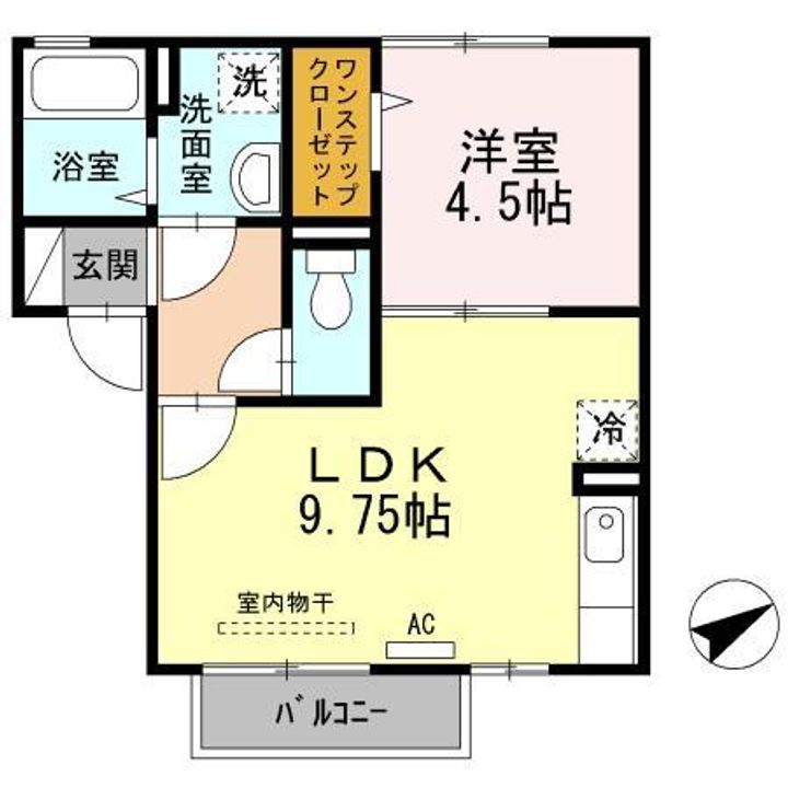 アウルズ・ヴィラの間取り