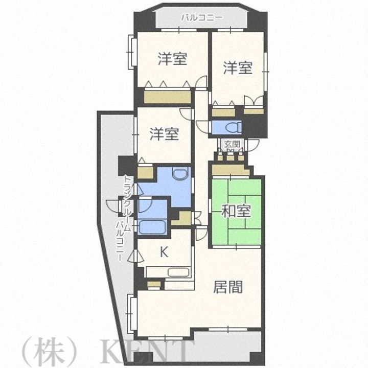 PRIME URBAN円山北四条の間取り
