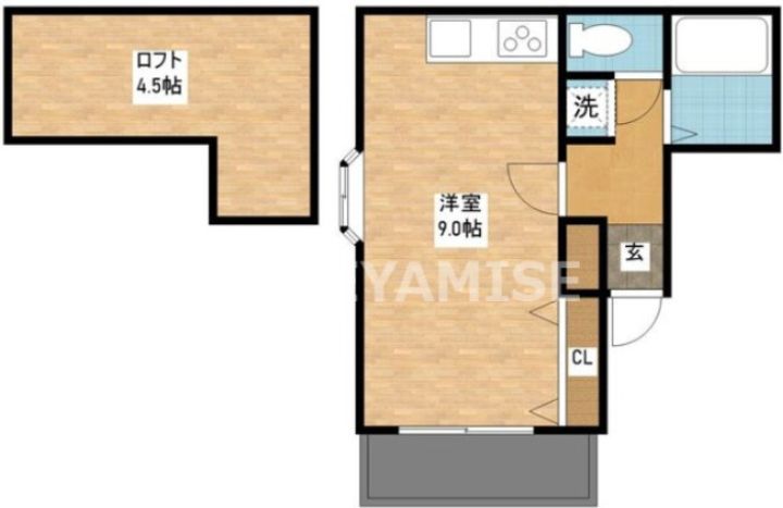 ゆたりハイツの間取り