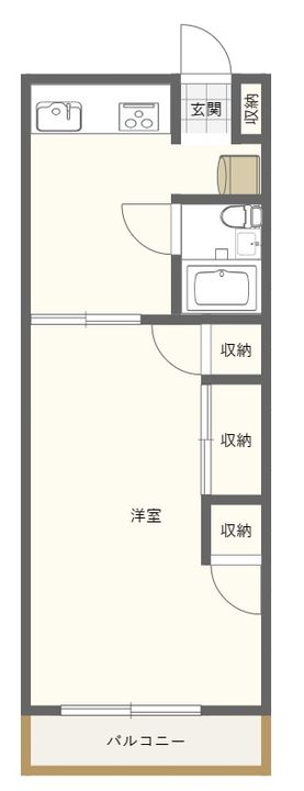 レジデンス検見川の間取り