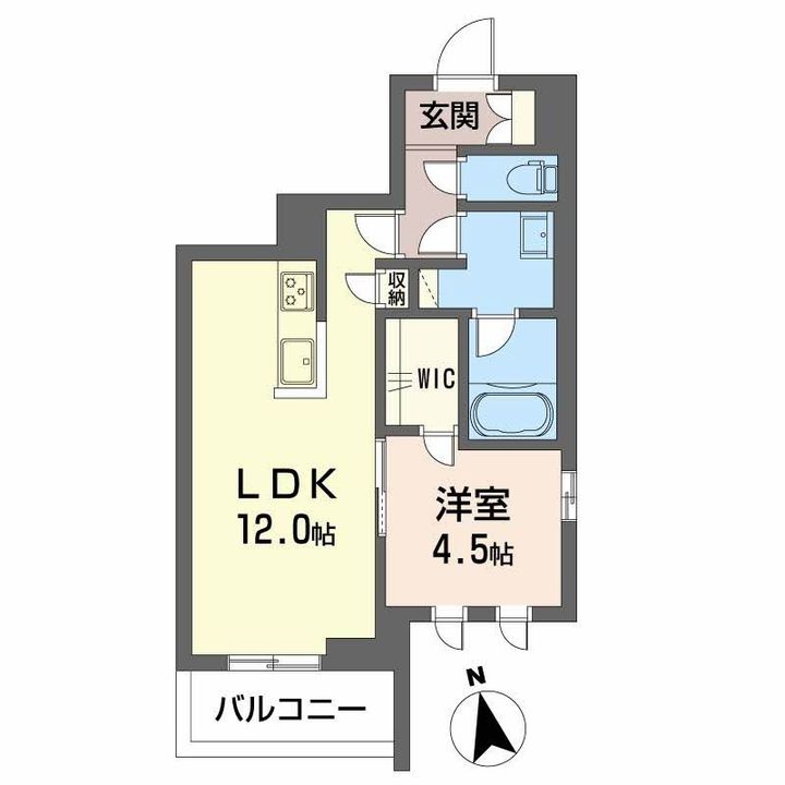 広島県呉市本通5(マンション)の賃貸物件の間取り