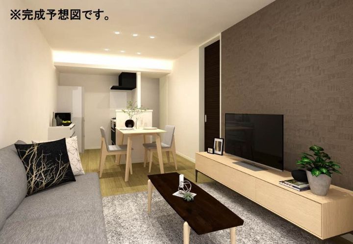 広島県呉市本通5(マンション)の賃貸物件の居間