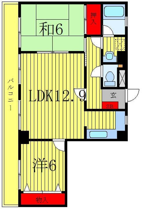 サントル田端1丁目の間取り