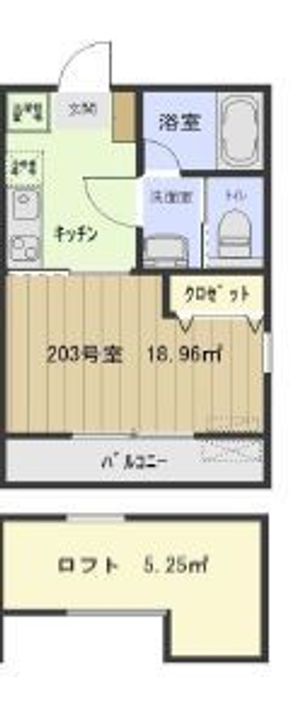 東京都清瀬市野塩1(アパート)の賃貸物件の間取り