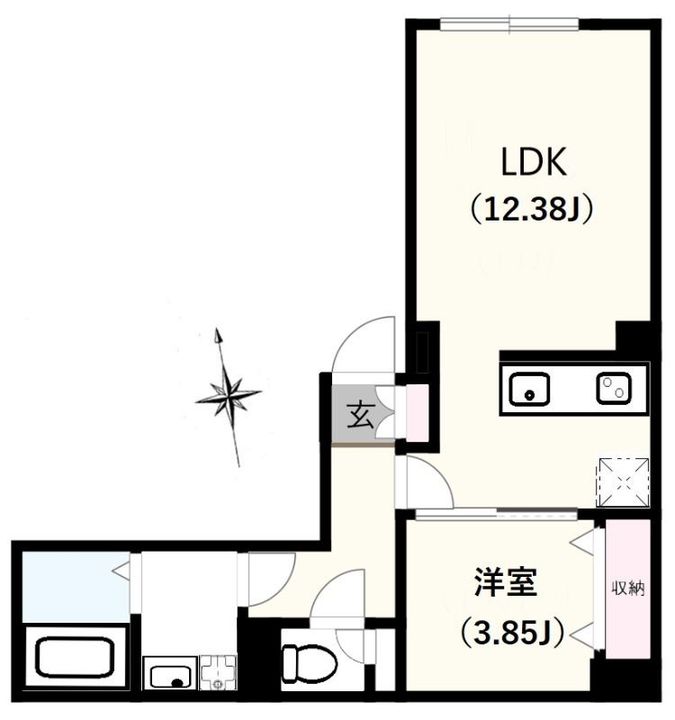 CREAL新富町の間取り
