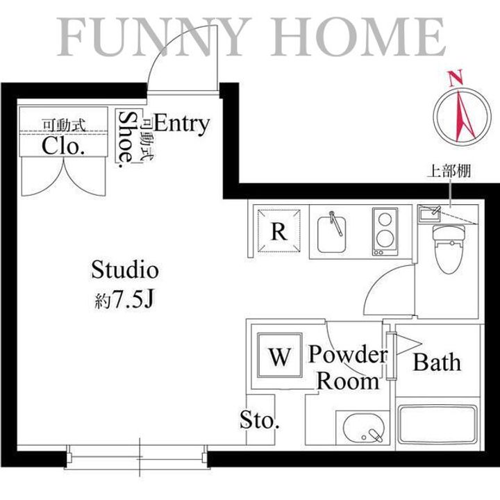 東京都世田谷区上馬2(マンション)の賃貸物件の間取り