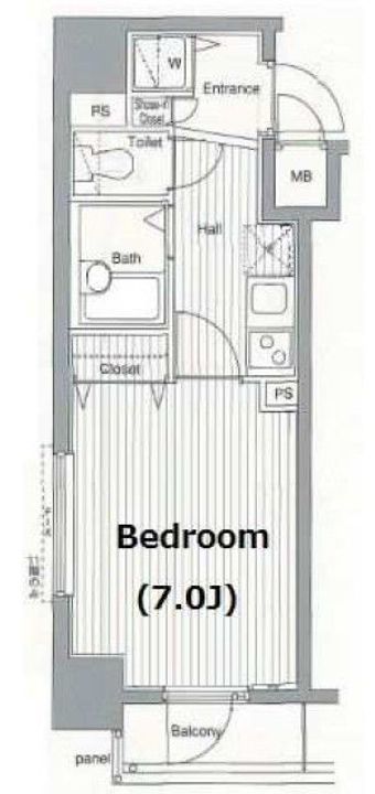 東京都中央区日本橋浜町3(マンション)の賃貸物件の間取り