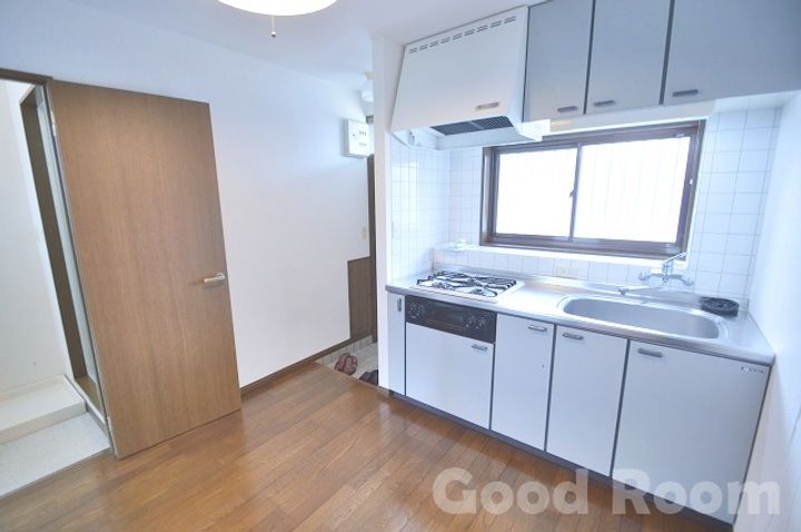 徳島県阿南市富岡町南向(アパート)の賃貸物件のキッチン