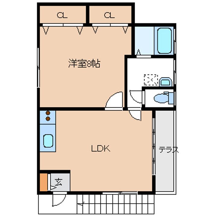 I Sコーポの間取り