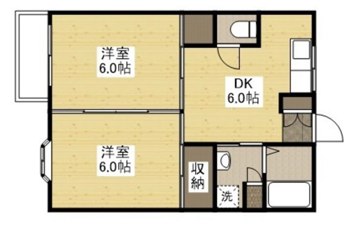 戸坂プラザの間取り