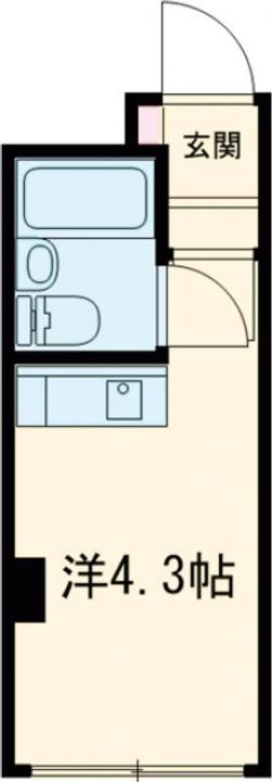 南平コーポの間取り