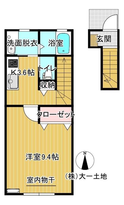 El alivio(エル・アルビオ)C棟の間取り