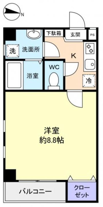 シンシア壱番館の間取り