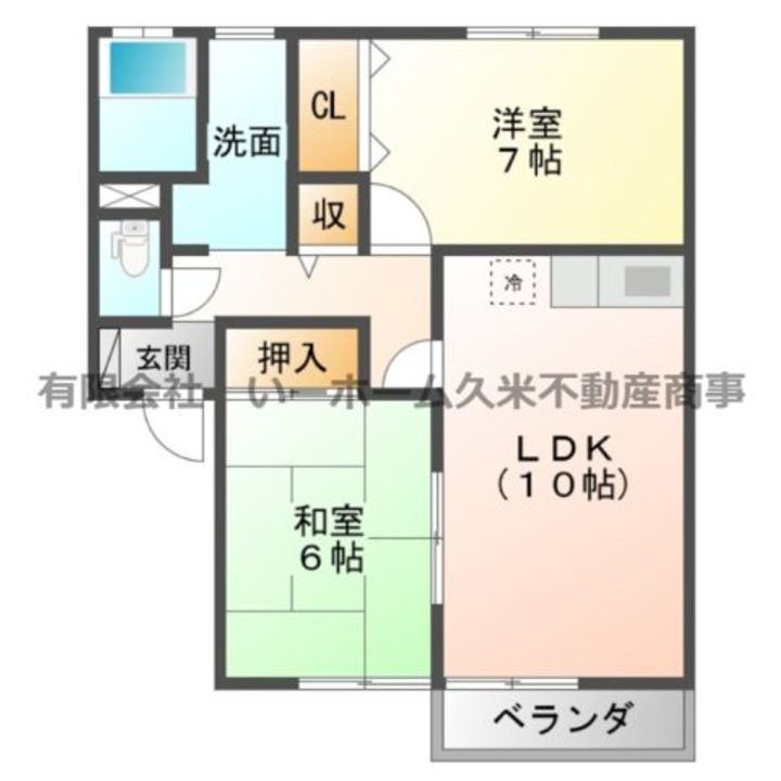 カームAPの間取り