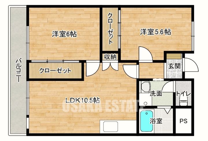 メゾンアザレの間取り