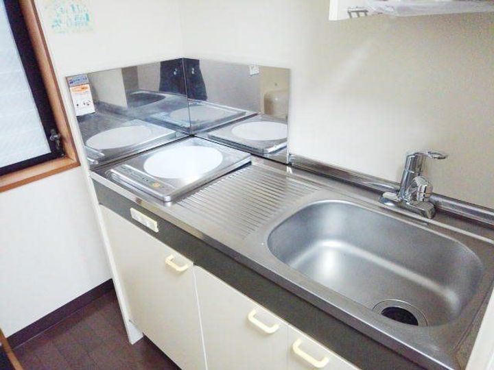 福島県郡山市朝日1(マンション)の賃貸物件のキッチン