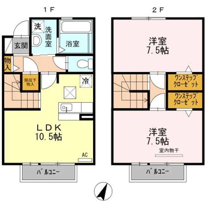 静岡県御殿場市新橋(一戸建)の賃貸物件の間取り